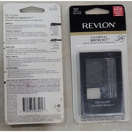 Revlon 2-Revlon Colorstay Brow Kit 101 SOFT BLACK -Powder and Pomade