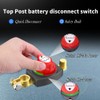 Top Post Battery Disconnect Switch 12V-48V Power Isolator Cut Off