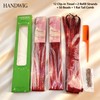 Handwig 80 Strands Bright Red Hair Tinsel, 2-in-1 Kit Vibrant