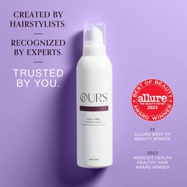 Full-Time Plumping Mousse for Women | Professional Volumizing No Crunch Foam Long-lasting Volume Body & Bounce | Sulfate, Paraben, & Cruelty Free, Award-Winning Styling Product | 6 oz