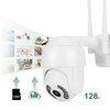 2in Waterproof PTZ Mini Dome Camera 1080P WiFi 8 Lights