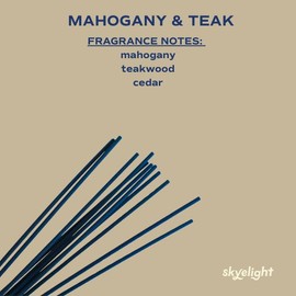 SkyeLight Incense Sticks | Highly Fragrant handmade incense Sticks | Bold Scents - scent: Mahogany and Teak