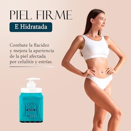 Gel Corporal Reductor Lipo Rutina 454 ml | Para Tonificar, Reducir Medidas, Desvanecer Estrías y Varices con Extractos Naturales | Marie d’Argan