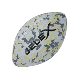 JELEX Touchdown American Football Made of Rubber, with Classic Stitching and Excellent Bounce and Flight Property, Optimal Handiness with Good Grip. Weight: 400 g