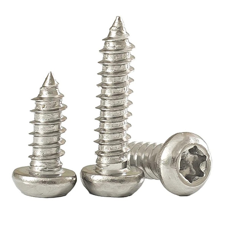 Qrity 25PCS M6x35mm Self Tapping Screw, Torx Pan Head Screws,