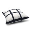 zalati Pillowcases 2pcs Cushion Covers Polyester with 9 Grid Blanks