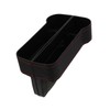 BUGUUYO 2Pcs Car Seat Gap Filler Storage Pockets Durable Black
