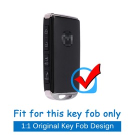 waymei Silicone Key Fob Cover Remote Keyless Case Protector Compatible with Mazda 3 6 CX-30 CX-5 CX-9 CX-50 WAZSKE11D01 662F-SKE11D01 2019-2024 - 4 Buttons (Black with Red), aMD14