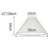 Empire Cotton Coolie Lamp Shades for Table Lamps and Pendant