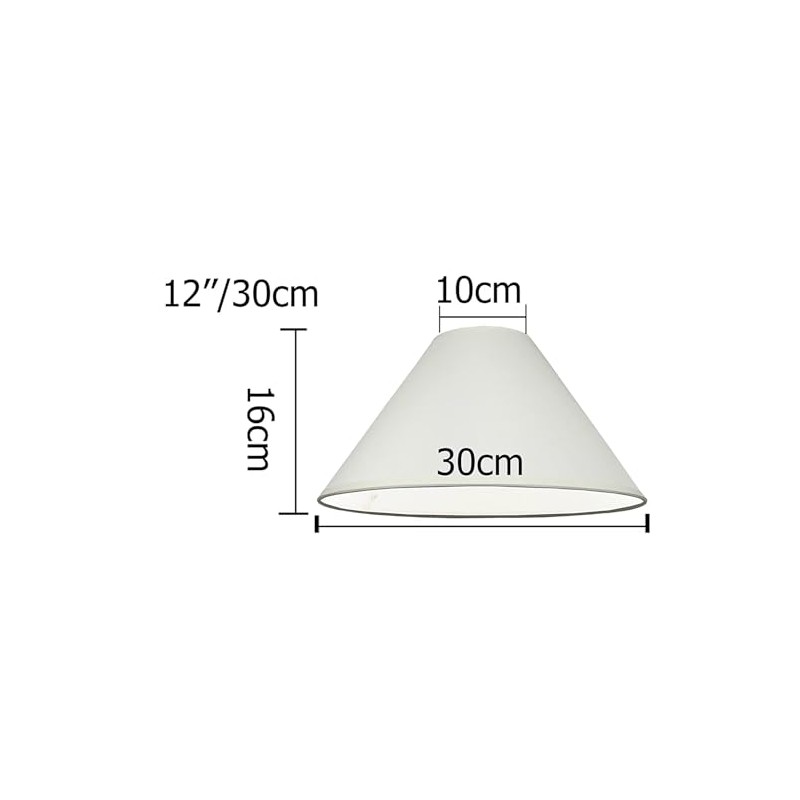 Empire Cotton Coolie Lamp Shades for Table Lamps and Pendant