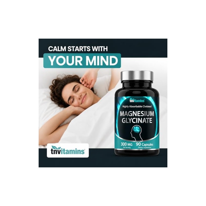 Tnvitamins C psulas de Glicinato de Magnesio