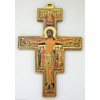 5" St Francis Franciscan Wooden Cross Religious Gift