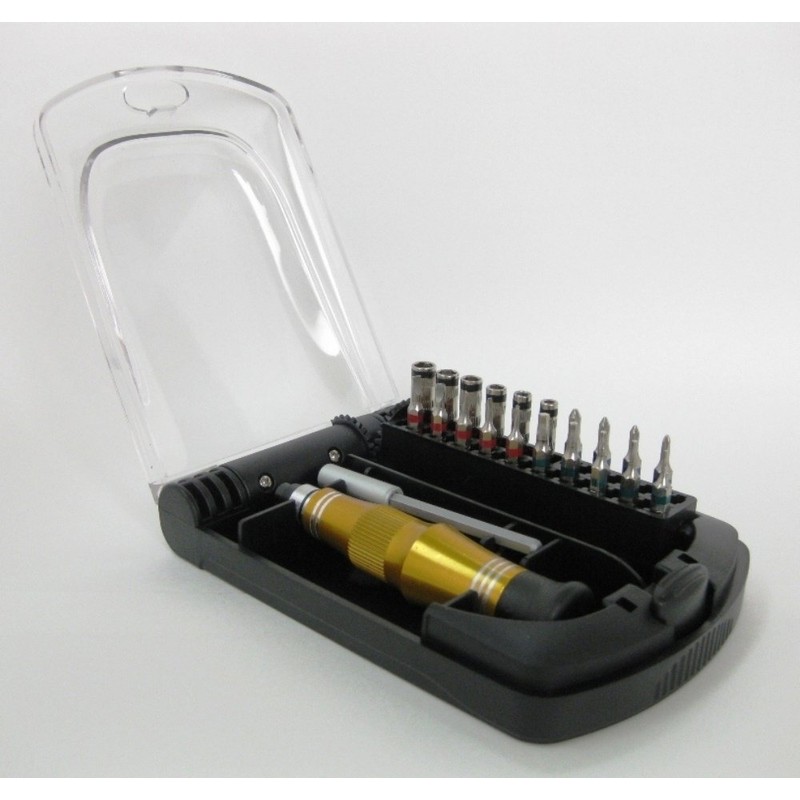 pi-tu-ru (P. Tool) 22in1 Locking Precision Screwdriver & Nut Driver