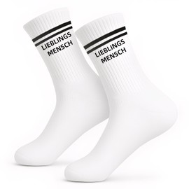 Lieblingsmensch Geschenk Socken 36-42, Beste Freundin Geschenke Baumwollsocken, Geschenke Für Frauen, Geschenk Freundin Geburtstag, Für Freundin Partner Frauen Geburtstag Valentinstag Weihnachten