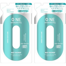 O/NE aminoRESQ Amino Acid Treatment, Refill, 11.8 fl oz (350 ml) (Set of 2), Salon Damage Repair Conditioner, Fresh Floral Scent