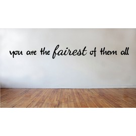 Blinggo You are The Fairest of Them All Removable Vinyl Wall Decal Home Décor