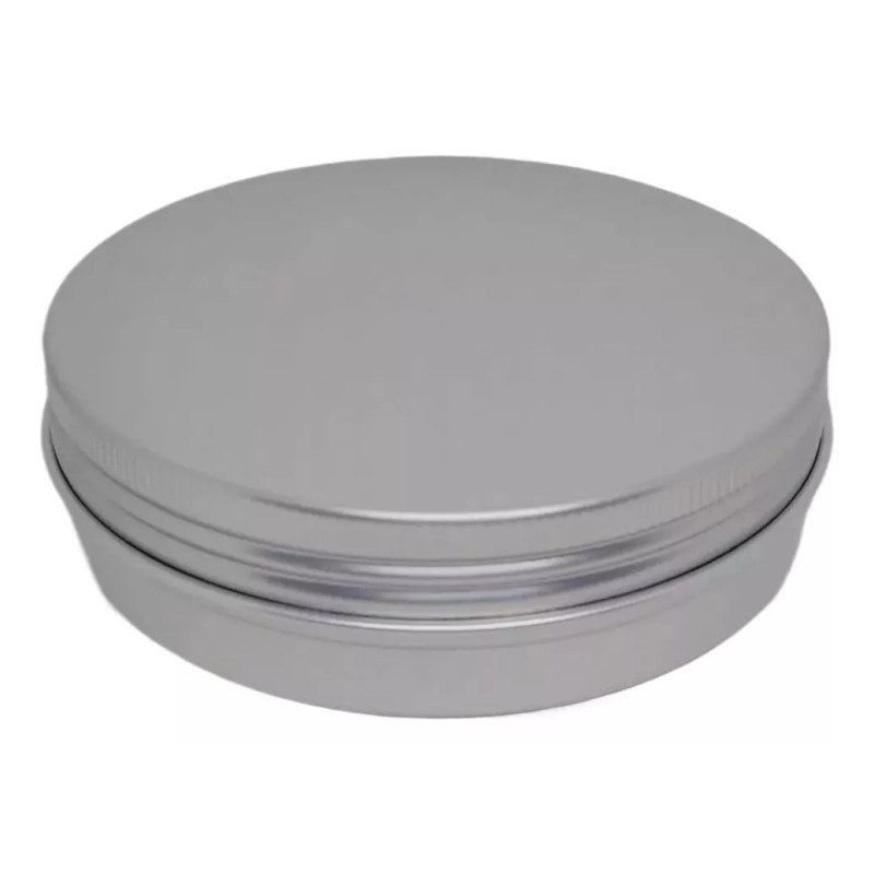 Meliars Frasco Pomadera Aluminio Metal 100 Grs ( 12 Piezas)