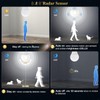 DiCUNO Radar Motion Sensor Light Bulbs Outdoor, 12W (100W Equivalent),