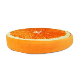 GuineaDad Fruit Couch – Plush Guinea Pig Bed for Bunnies & Small Pets – Soft Lounge Spot & Hangout for Guinea Pigs and Rabbits (Orange)