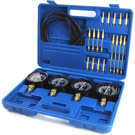 PANGOLIN Universal Motorcycle Fuel Vacuum Carburetor Synchronizer Balancer Carb Sync Balancing Gauge Set Fuel Vacuum Carburetor Synchronize Tool Kit for Honda Yamaha Kawasaki Suzuki GS KZ XS