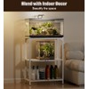 AnBaiMei 20 Gallon Aquarium Stand, Metal Fish Tank Stand with
