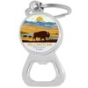 Yellowstone National Park Bottle Opener Keychain