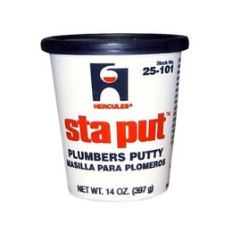 2 X Oatey 25101 Hercules Sta Put 14-Ounce Plumbers Putty