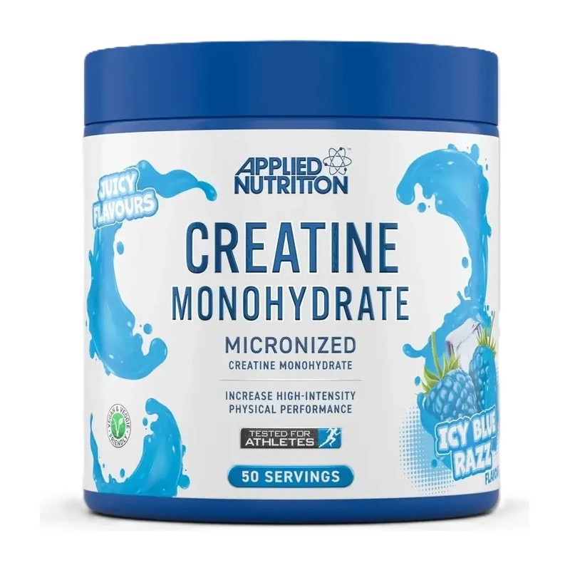 Suplemento en polvo Applied Nutrition Creatina sabor icy blue razz