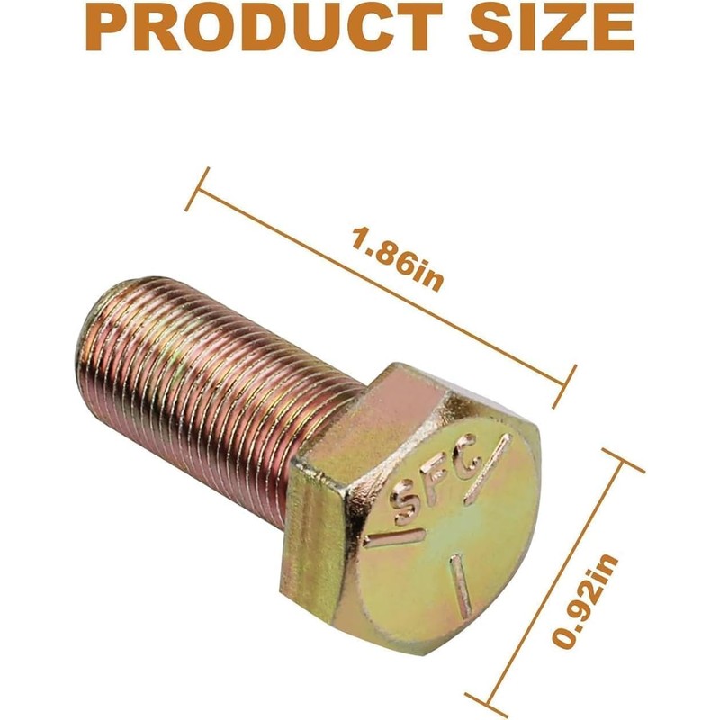 ATEVtaa Replacement 018-6020-00 New of Bad Boy Blade Bolt Fits