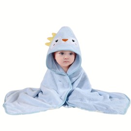 Clove Cube Baby Swaddle, Newborn, Bath Towel with Hood, For Babies, Absorbent, Quick Drying, Baby Gift, After Bathing, Cold Prevention