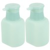 PACKOVE 2Pcs Refillable Pump Shampoo Dispenser Bottles Empty Lotion Bottles