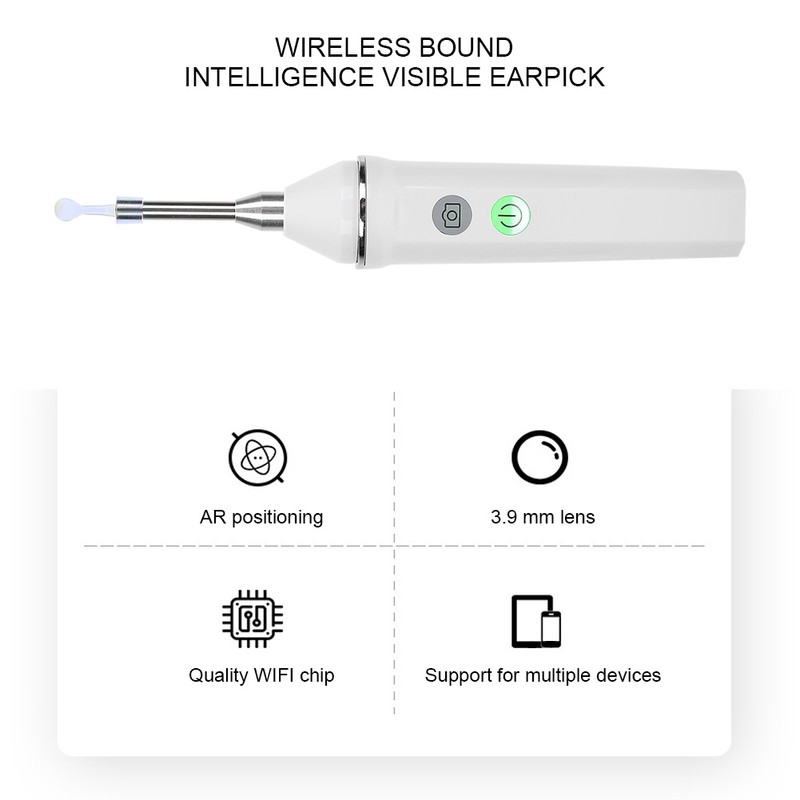 3.9mm WIFI Visible Ear Spoon High Definition Children Adult Examination