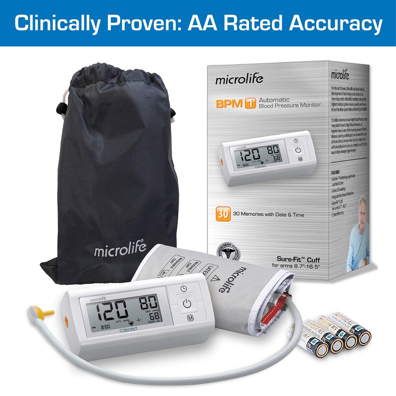 Microlife Series 200 Automatic Upper Arm Blood Pressure Monitor, Wide-Range