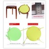 champracer 2 x Indoor/Outdoor Chair Pads, Office Round Cushion Cushions
