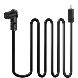 Huzum Extension Cord for Lift Chair or Power Recliner, 6.5 Ft 2 Pin L Shape Cable Replacement Cable for Okin Limoss Lazy boy Pride Catnapper Lift Chair or Power Recliner, Huzum-2M ExC