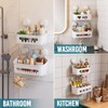 TAILI Shower Caddy Suction Cup 2 Pack, Shower Organizer Removable