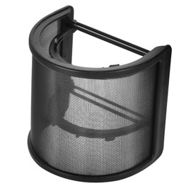 CAXUSD Handheld Mic Windscreen Cover u Shaped Pop Filter Microphone Shield Metal Windscreen Recording Enhancement