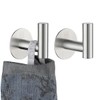 JQK Self Adhesive Towel Hook Brushed, No Drill Stick on
