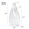 Ginger Lily Farms Foaming Soap Dispenser, Refillable Plastic Pump Bottles