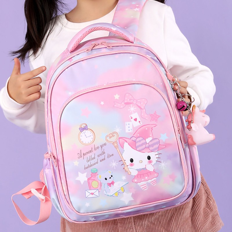 Cute Cut School Bag Lightweight Cartoon Kid's Backpack with Chest