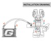 G-PLUS 19 Row AN10-10AN Aluminum Engine Transmisson Oil Cooler Kit