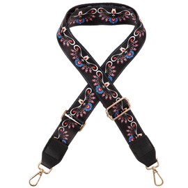 Abaodam Guitar Strap Banjo Shoulder Strap Vintage Printed Adjustable Shoulder Strap Banjo Strap Nylon Banjo Strap