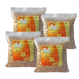 100% Natural Cedar Chips,Mulch,Repellent (16 Quart)