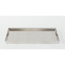 Pentole Agnelli Pastry & Pizza Perforated Rectangular Baking Pan, Dimension 35 x 28 x 3 cm, Aluminium Silver, 35 x 28 cm