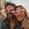 Pink Heart Shaped Sunglasses - Cat Eye Glasses for Girls