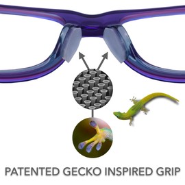 Setex Gecko Grip 1.8mm Thick Anti Slip Eyeglass Nose Pads, (5 Clear Pair) USA Made, 2500 Innovative Microstructured Fibers per Nose Pad, 1.8mm x 7mm x 16mm