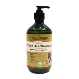 Greenbone 10501 Petspa Tea Tree & Shea Butter All Natural Pet Shampoo, 16.9 Oz