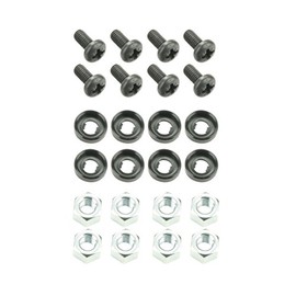Adam Hall Hardware 5925M8Mounting Kit for Two 19' Devices with Square Nuts M6