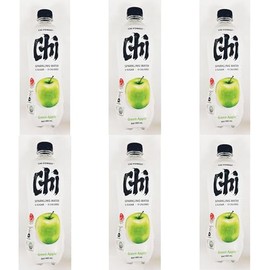 Green Apple Sparkling Water, Zero Sugar, Zero Calories, 480mL, 6-Pack