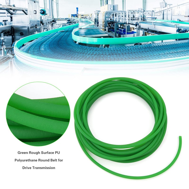 PU Round Belt with Rough Surface PU Drive Belt for